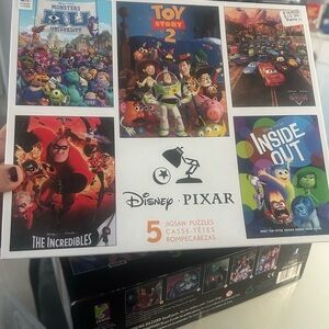 Disney Pixar Puzzle Set - Red, Blue, Black
